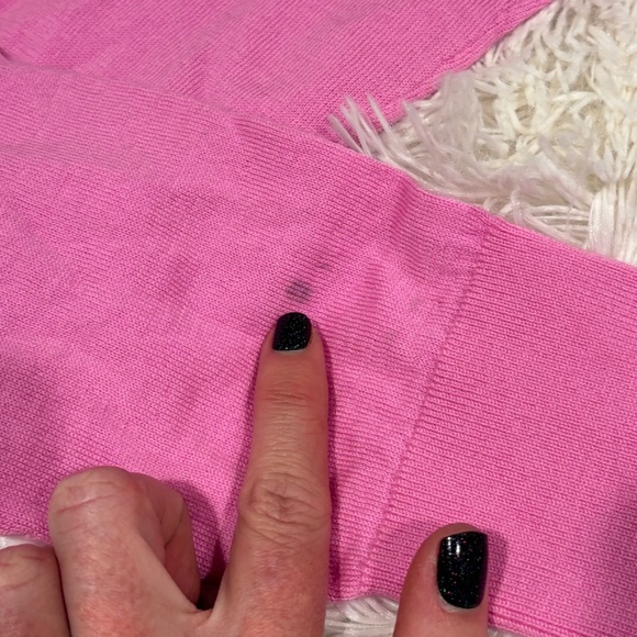 Banana Republic Women's Barbie Pink Merino Extra Fine Wool Sweater Size XS - Picture 9 of 9
